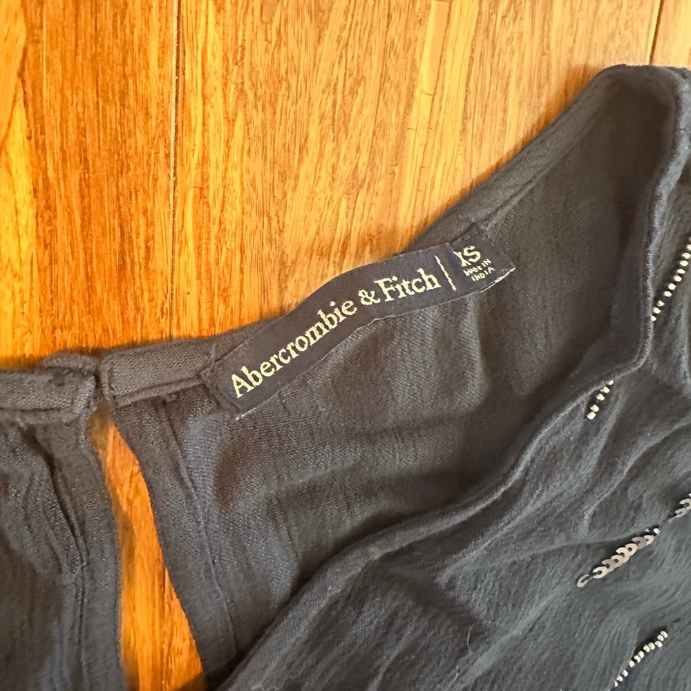 Abercrombie & Fitch Black Sequined Romper Size XS - Picture 4 of 6